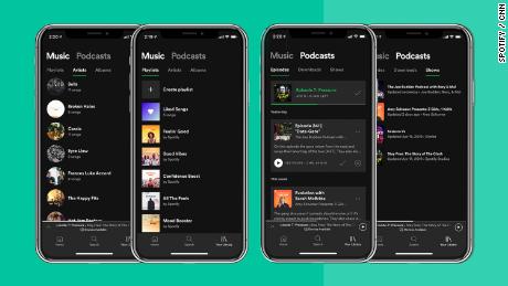Spotify is betting big on podcasts. Its new redesign shows just how much