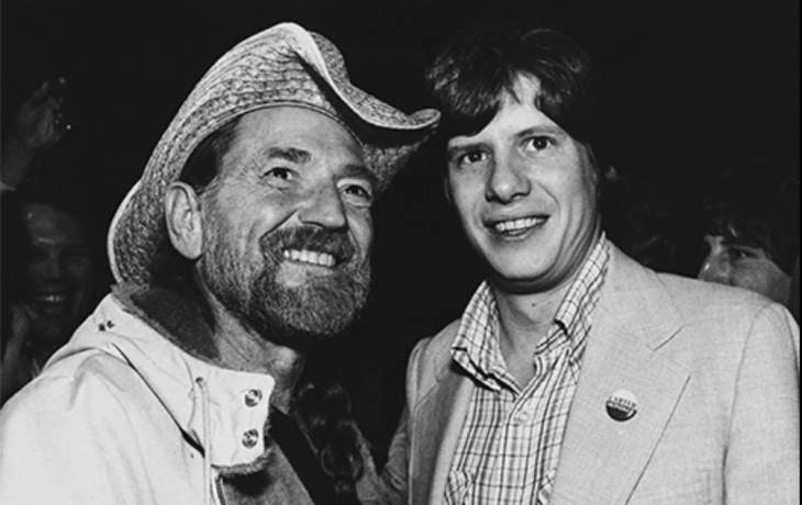 Willie Nelson and Chip Carter